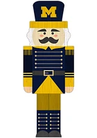 Michigan Wolverines 31 Inch Nutcracker Leaner Sign - Blue