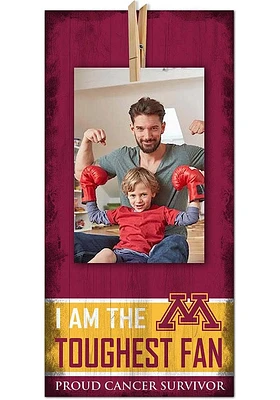 Minnesota Golden Gophers The Toughest Fan Sign - Maroon