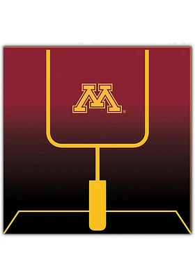 Minnesota Golden Gophers Goal Gradient Sign - Maroon