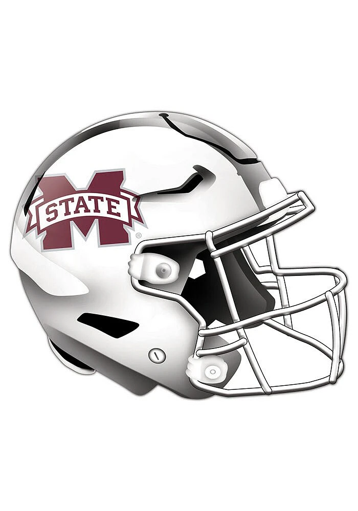 Mississippi State Bulldogs 24in Helmet Cutout Sign - Maroon