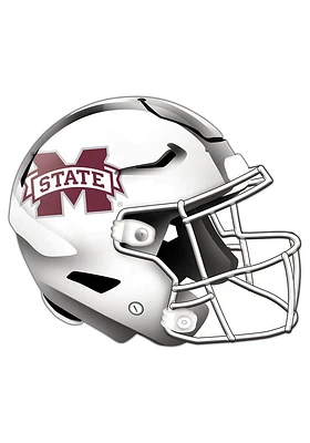 Mississippi State Bulldogs 24in Helmet Cutout Sign - Maroon