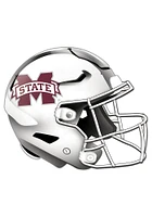 Mississippi State Bulldogs 24in Helmet Cutout Sign - Maroon