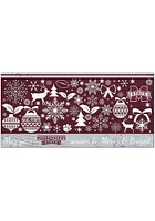 Mississippi State Bulldogs Merry and Bright Sign - Maroon