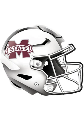 Mississippi State Bulldogs 12in Authentic Helmet Sign - Maroon