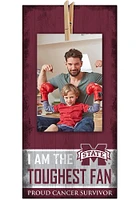 Mississippi State Bulldogs The Toughest Fan Sign - Maroon