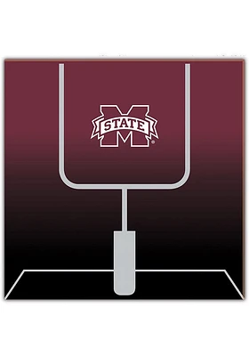 Mississippi State Bulldogs Goal Gradient Sign - Maroon