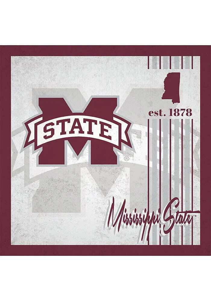 Mississippi State Bulldogs Album Sign - Maroon