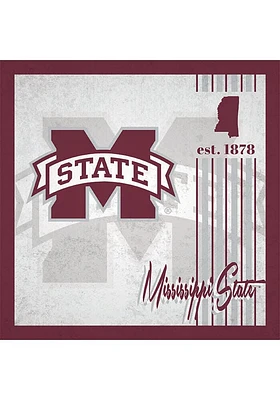 Mississippi State Bulldogs Album Sign - Maroon