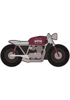 Mississippi State Bulldogs Motorcycle Cutout Sign - Maroon