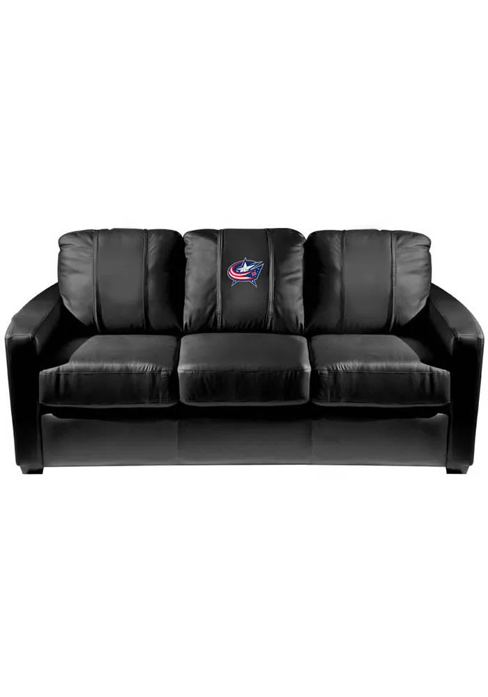 Columbus Blue Jackets Faux Leather Sofa