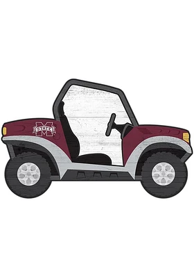 Mississippi State Bulldogs ATV Cutout Sign - Maroon