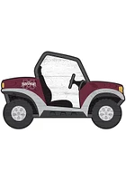 Mississippi State Bulldogs ATV Cutout Sign - Maroon