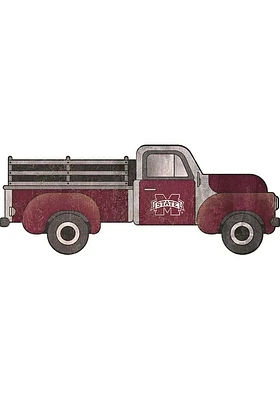 Mississippi State Bulldogs 15 Inch Truck Sign - Maroon