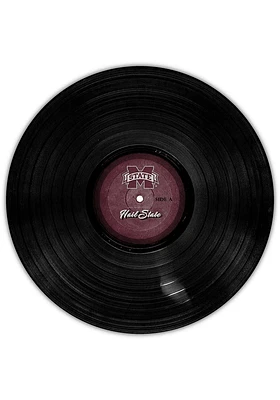 Mississippi State Bulldogs 12 Inch Vinyl Circle Sign - Maroon