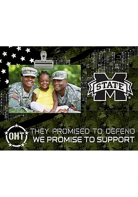 Mississippi State Bulldogs OHT Clip Picture Frame - Maroon