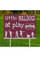 Mississippi State Bulldogs Little Fans at Play Yard Sign - Maroon