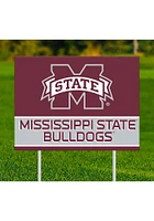 Mississippi State Bulldogs Team Yard Sign - Maroon