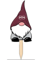 Mississippi State Bulldogs Gnome Yard Gnome