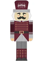 Mississippi State Bulldogs 31 Inch Nutcracker Leaner Sign - Maroon