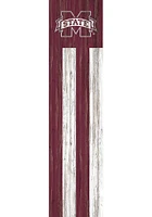 Mississippi State Bulldogs 48 Inch Flag Leaner Sign - Maroon