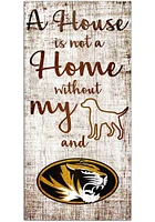 Missouri Tigers A House is not a Home Sign - Black