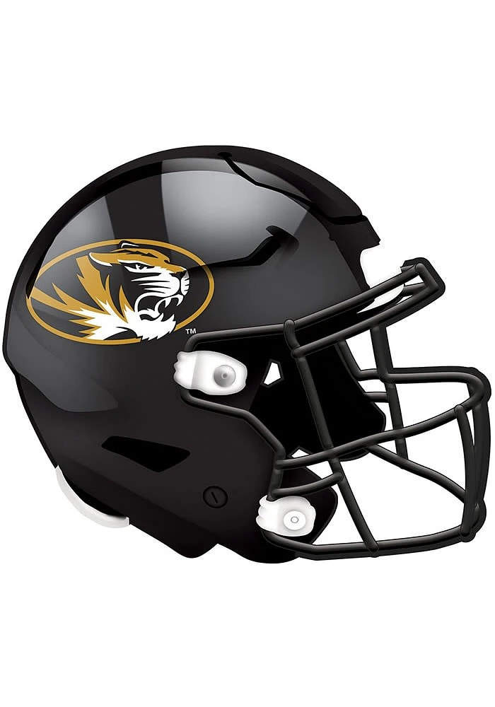 Missouri Tigers 12in Authentic Helmet Sign - Black