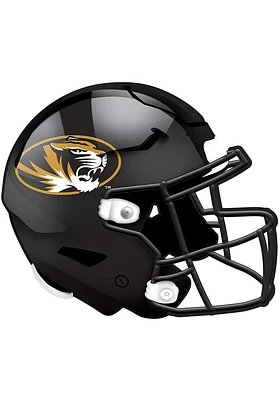 Missouri Tigers 12in Authentic Helmet Sign - Black