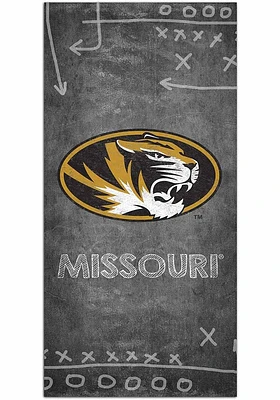 Missouri Tigers Chalk Playbook Sign - Black