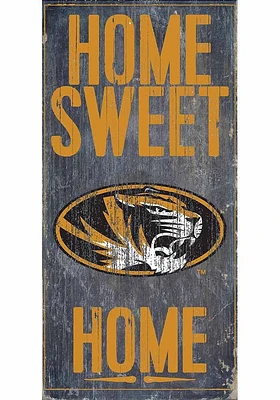Missouri Tigers Home Sweet Home Sign - Black