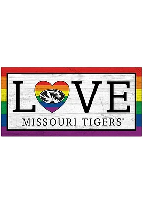 Missouri Tigers LGBTQ Love Sign - Black
