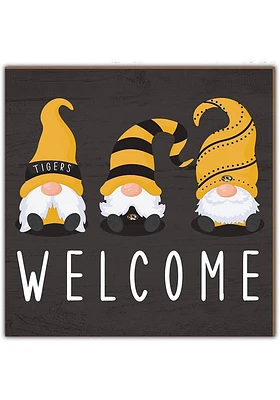 Missouri Tigers Welcome Gnomes Sign - Black