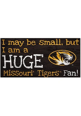 Missouri Tigers Huge Fan Sign - Black