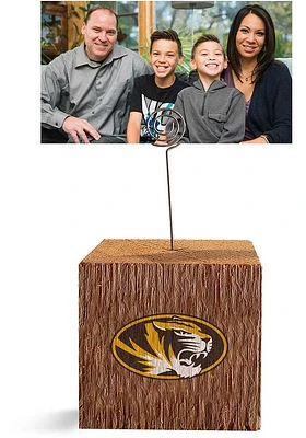 Missouri Tigers Block Spiral Photo Holder Black Desk Accessory