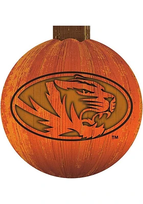 Missouri Tigers Halloween Pumpkin Sign - Black
