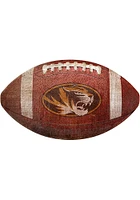 Missouri Tigers Baseball Shaped Sign - Black
