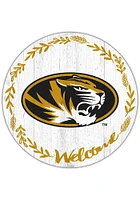 Missouri Tigers Welcome Circle Sign - Black