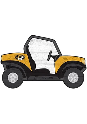 Missouri Tigers ATV Cutout Sign - Black