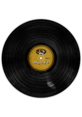 Missouri Tigers 12 Inch Vinyl Circle Sign - Black