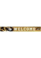 Missouri Tigers Welcome Strip Sign - Black