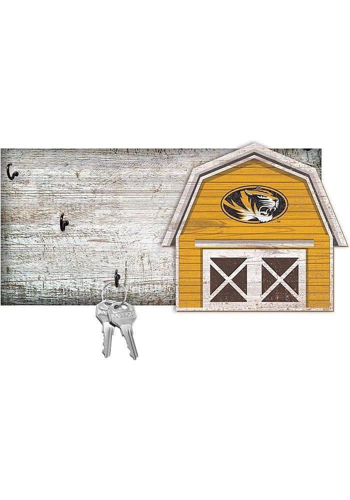 Missouri Tigers Team Barn Key Holder Sign - Black