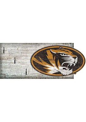 Missouri Tigers Key Holder Sign - Black