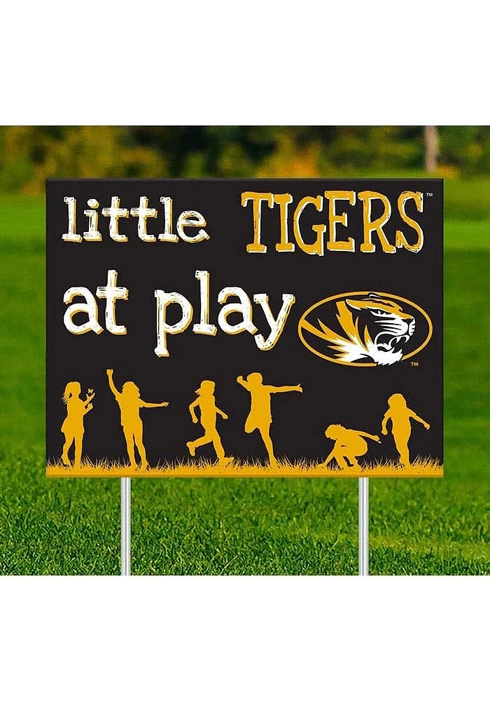 Missouri Tigers Little Fans at Play Yard Sign - Black
