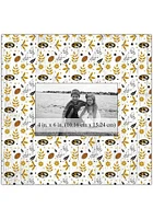 Missouri Tigers Floral Pattern Picture Frame - Black