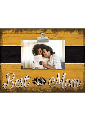 Missouri Tigers Best Mom Clip Picture Frame - Black