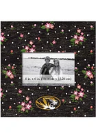 Missouri Tigers Floral Picture Frame - Black