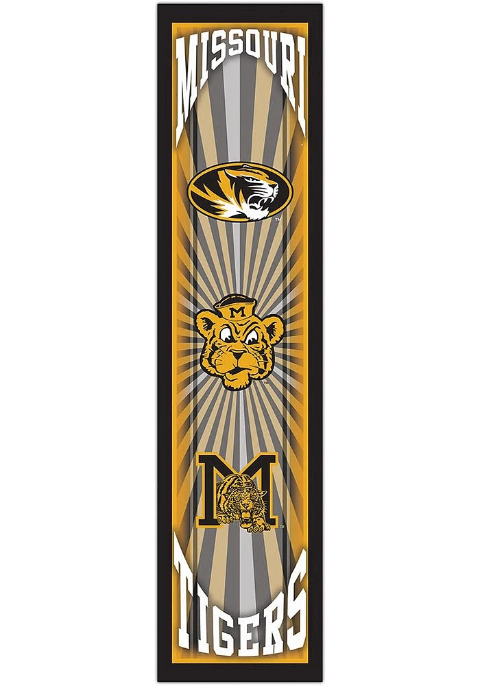 Missouri Tigers Throwback Sign - Black
