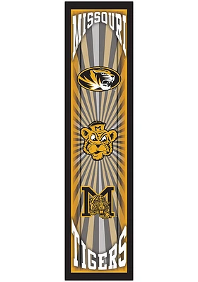 Missouri Tigers Throwback Sign - Black