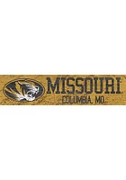 Missouri Tigers 6x24 Sign - Black