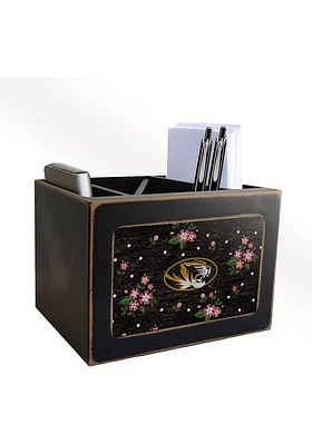Missouri Tigers Floral Desktop Organizer Desk Accessory
