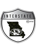 Missouri Tigers 24in OHT Camo Interstate Sign - Black